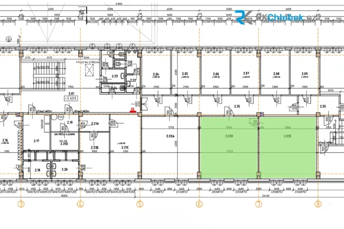 Pronájem kanceláře, Frýdek-Místek, Národních mučedníků, 73 m2