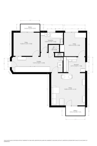 Pronájem bytu 3+kk, Brno, Podbělová, 66 m2