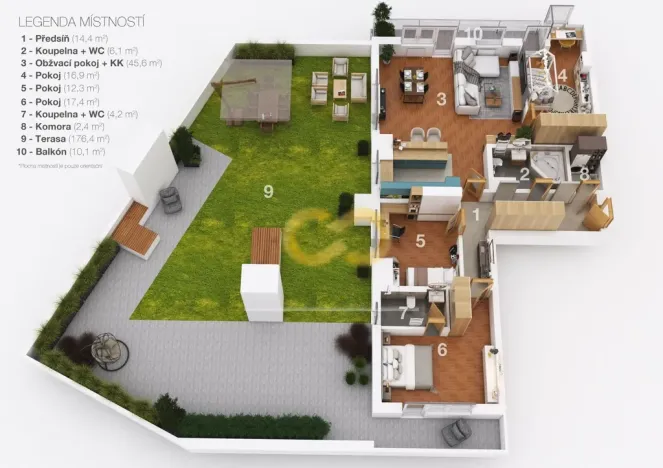 Prodej bytu 4+kk, Praha, Pavla Beneše, 310 m2