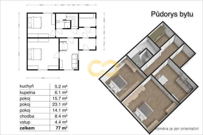 Prodej rodinného domu, Řehlovice - Dubice, 77 m2