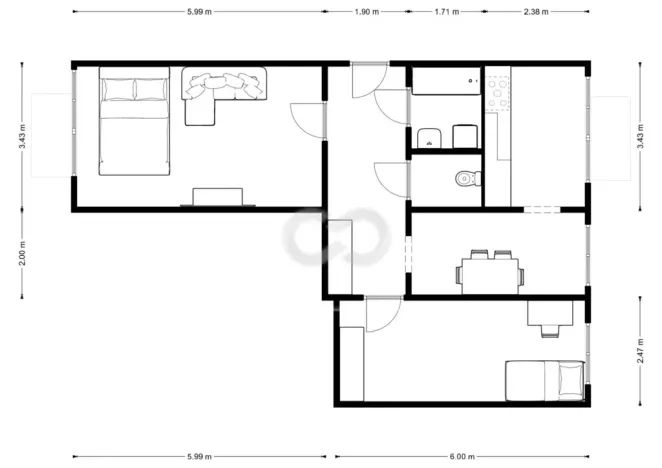 Prodej bytu 3+1, Týn nad Vltavou, Hlinecká, 68 m2