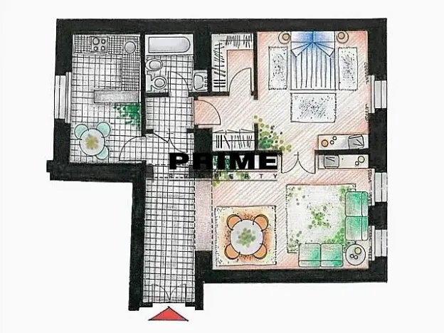 Pronájem bytu 2+1, Praha - Smíchov, Janáčkovo nábřeží, 80 m2