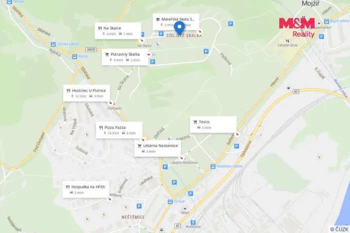Pronájem bytu 1+1, Ústí nad Labem, Peškova, 37 m2