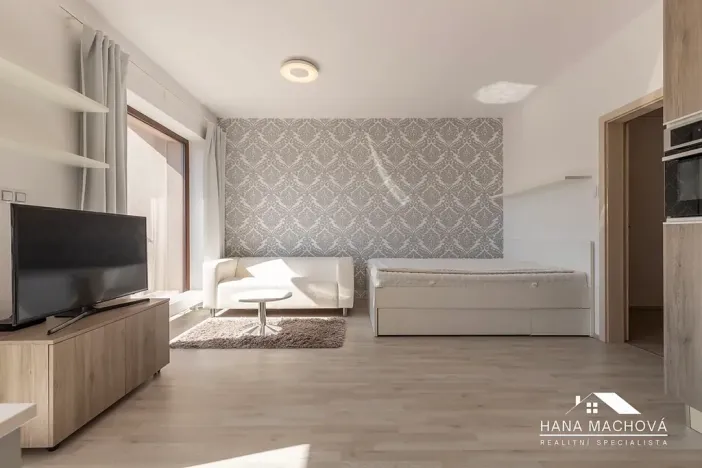 Pronájem bytu 1+kk, Brno, Kigginsova, 37 m2
