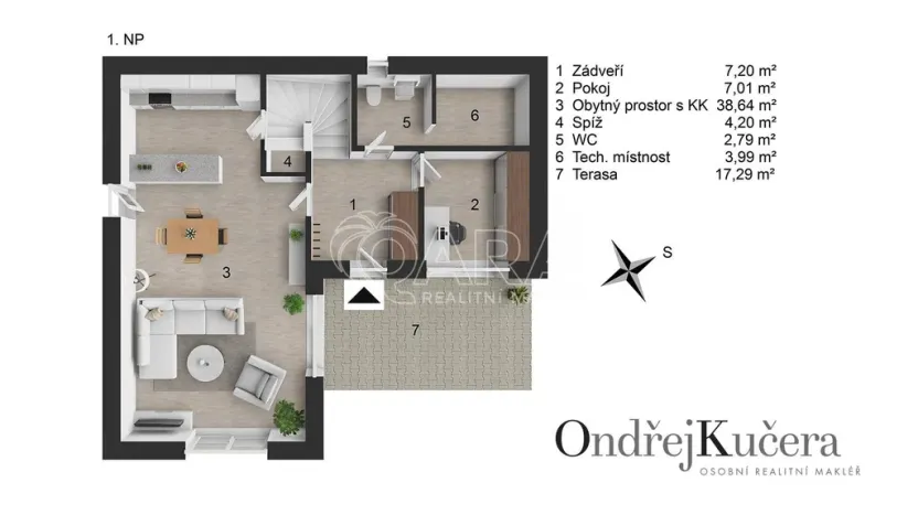 Pronájem rodinného domu, Statenice, Račanská, 130 m2