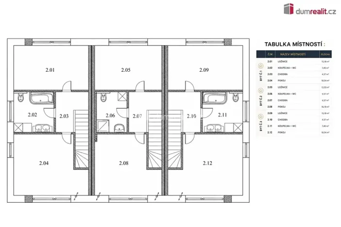 Prodej bytu 4+kk, Ostrov, 93 m2