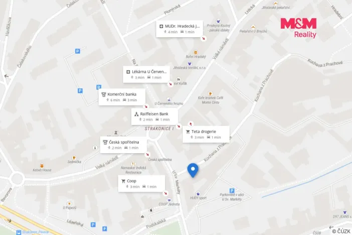 Pronájem bytu 2+kk, Strakonice - Strakonice I, Kochana z Prachové, 54 m2