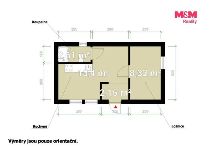 Prodej chaty, Švihov - Lhovice, 23 m2