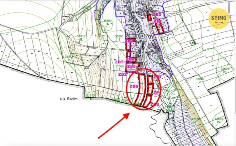 Prodej pozemku pro bydlení, Lozice, 1167 m2