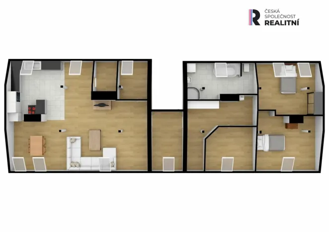 Pronájem bytu 4+kk, Mikulov, Nová, 168 m2