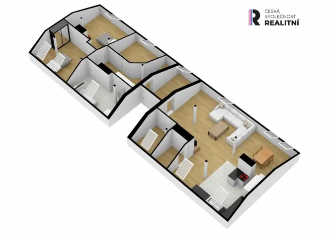 Pronájem bytu 4+kk, Mikulov, Nová, 168 m2