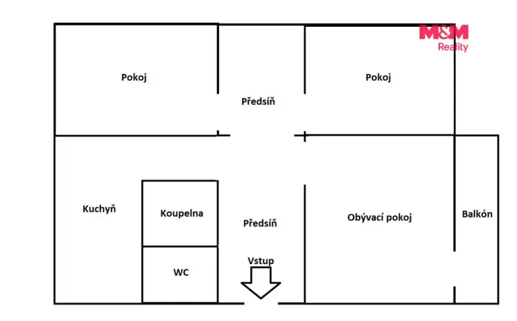 Pronájem bytu 3+1, Kopřivnice, Polní, 70 m2