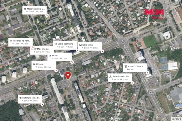 Pronájem bytu 2+kk, Praha, Pšenčíkova, 42 m2