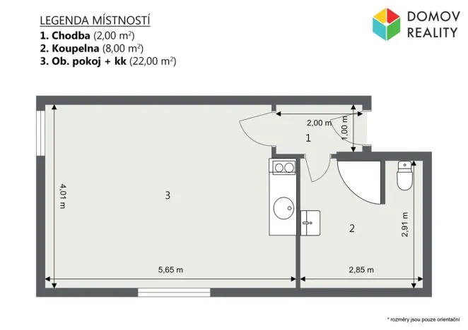 Prodej bytu 1+kk, Černý Důl - Čistá v Krkonoších, 32 m2