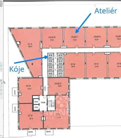 Pronájem bytu 2+kk, Liberec, U Nisy, 48 m2