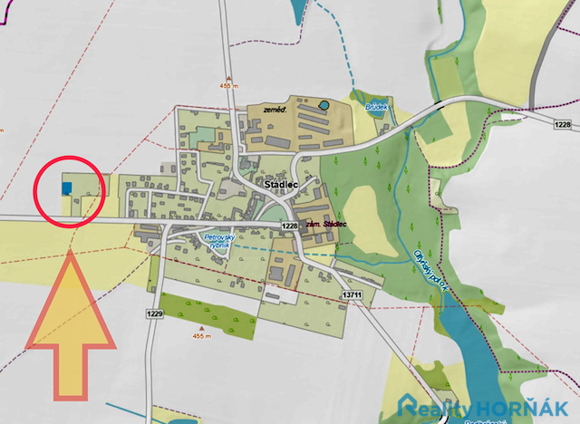 Prodej pozemku pro bydlení, Stádlec, 853 m2