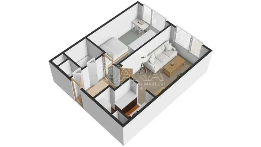 Prodej bytu 2+kk, Kladno - Kročehlavy, Holandská, 40 m2
