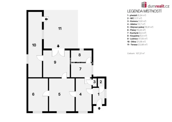 Prodej rodinného domu, Košátky, 100 m2