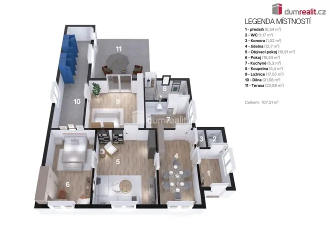 Prodej rodinného domu, Košátky, 100 m2