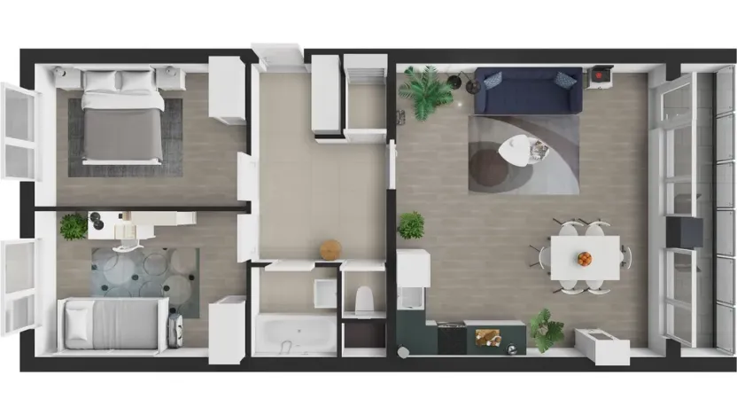 Prodej bytu 3+1, Praha - Čimice, Ouholická, 79 m2