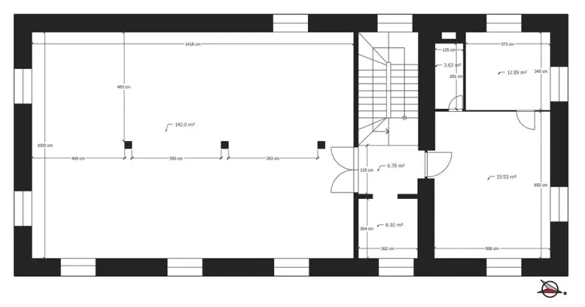 Pronájem kanceláře, Dašice, Štenclova, 142 m2