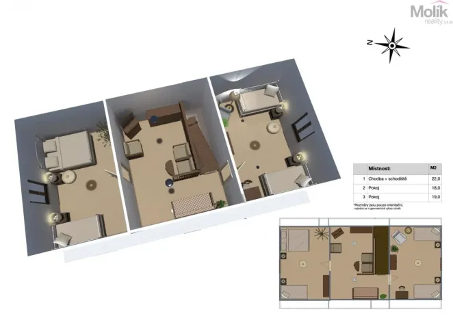 Prodej chalupy, Klíny - Rašov, 126 m2