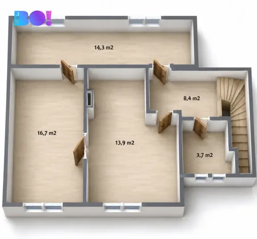 Pronájem rodinného domu, Hošťálková, 100 m2
