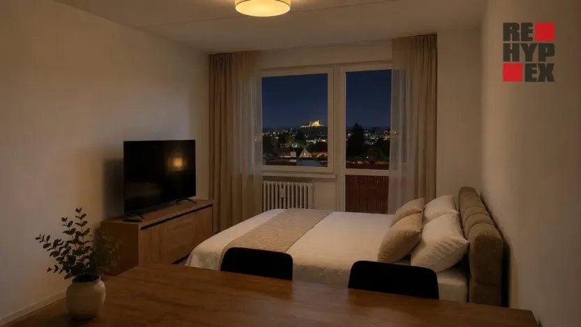 Pronájem bytu 1+kk, Pardubice - Ohrazenice, Trnovská, 33 m2