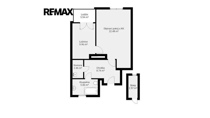 Prodej bytu 2+kk, Praha - Vršovice, Karpatská, 49 m2