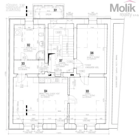Pronájem bytu 3+kk, Dubí - Běhánky, Sportovní, 92 m2