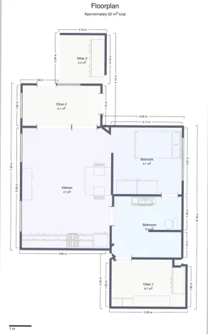 Pronájem bytu 2+kk, Kutná Hora, Krupičkova, 62 m2