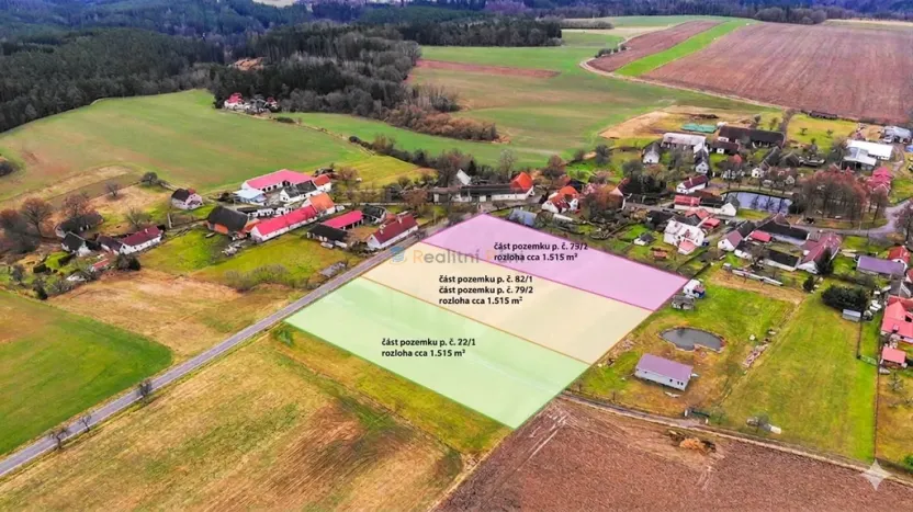 Prodej pozemku pro bydlení, Stádlec, 1515 m2