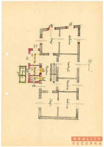 Prodej rodinného domu, Chrást, Kolmá, 180 m2