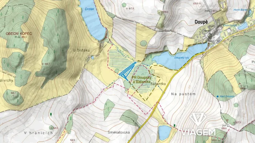 Prodej pole, Doupě, 4089 m2