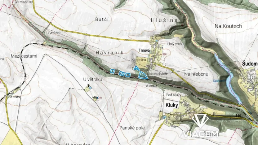 Prodej lesa, Katusice, 6304 m2