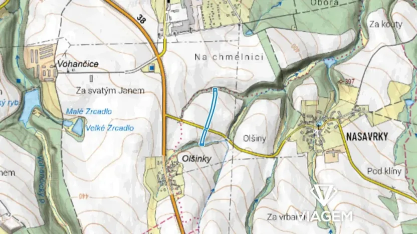 Prodej podílu pole, Golčův Jeníkov, 613 m2