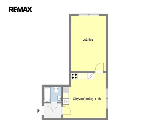 Prodej bytu 2+kk, Praha - Michle, Nuselská, 38 m2
