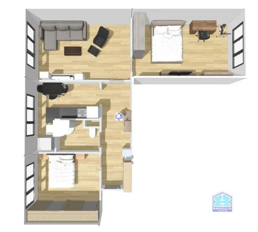 Prodej bytu 3+1, Plzeň - Doubravka, Ke Špitálskému lesu, 70 m2