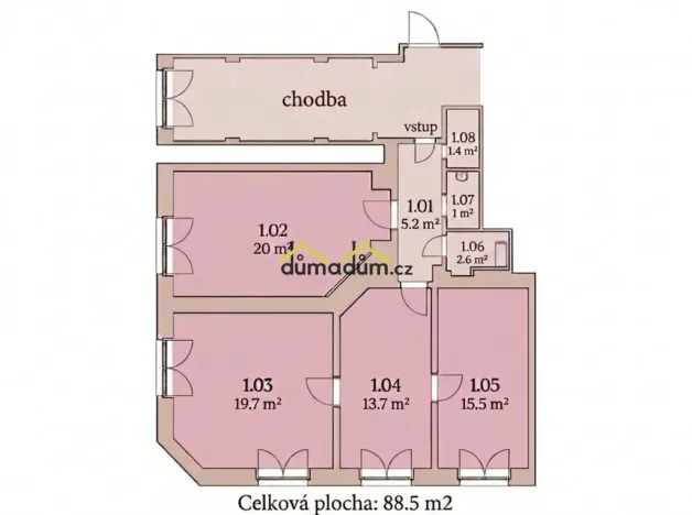 Prodej kanceláře, Praha, Pernerova, 88 m2