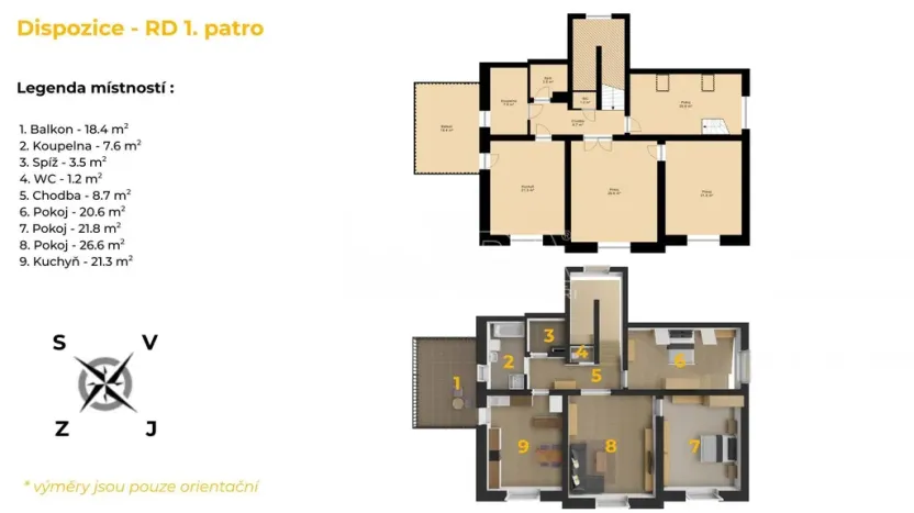Prodej vícegeneračního domu, Mořina, 320 m2
