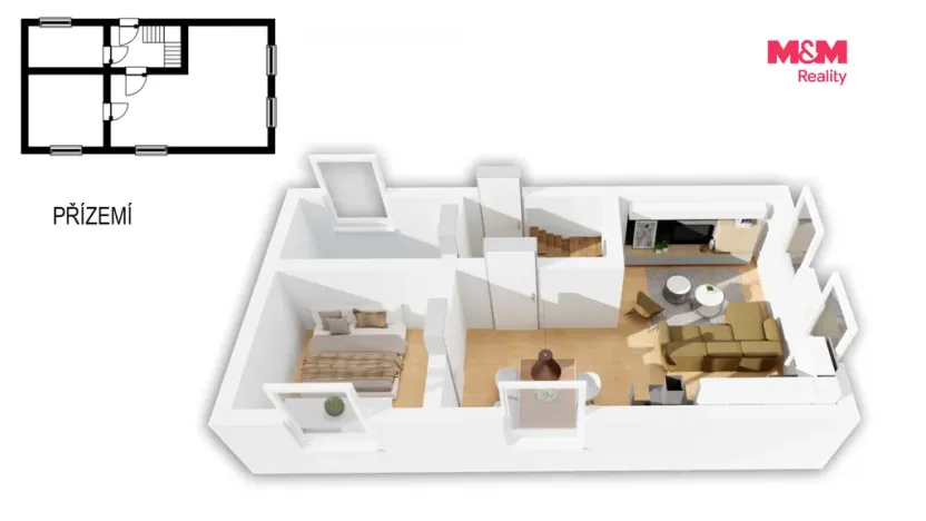 Prodej rodinného domu, Staňkovice - Chlum, 124 m2