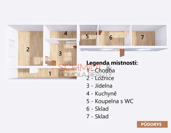 Prodej rodinného domu, Strachotín, Palavská, 74 m2