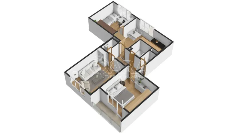 Prodej bytu 3+1, Velký Osek, Revoluční, 68 m2