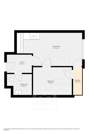 Pronájem bytu 2+kk, Praha - Černý Most, Arnošta Valenty, 41 m2