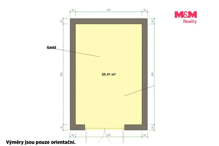 Prodej garáže, Cheb, Mírová, 25 m2