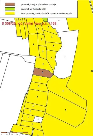 Prodej lesa, Lukavec, 1810 m2
