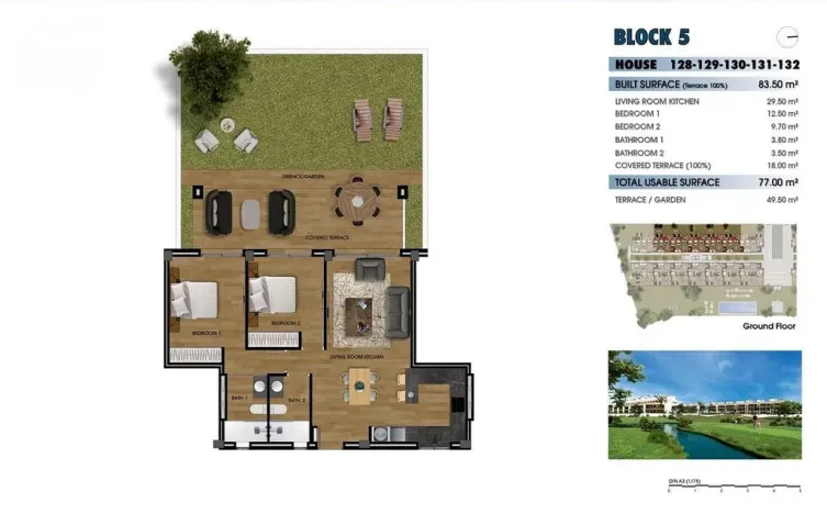 Prodej bytu 3+kk, Los Alcazares, Murcia, Španělsko, 83 m2