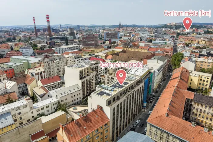 Prodej bytu 1+kk, Brno - Zábrdovice, Bratislavská, 23 m2