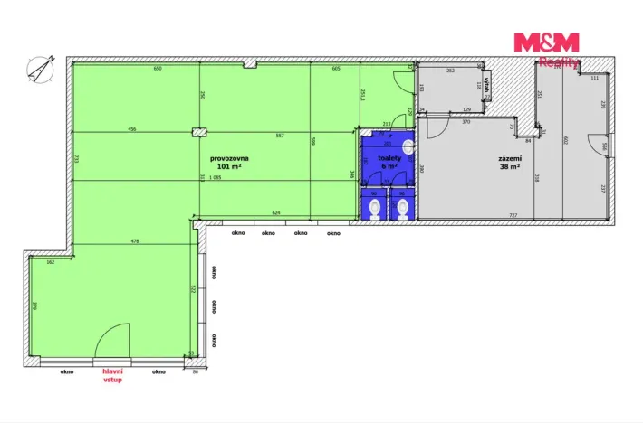 Pronájem obchodního prostoru, Ostrava - Zábřeh, Výškovická, 146 m2