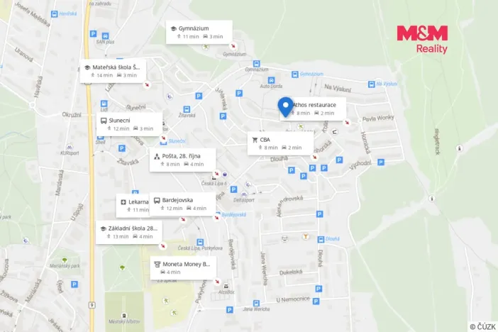 Pronájem bytu 1+1, Česká Lípa, Hradecká, 40 m2